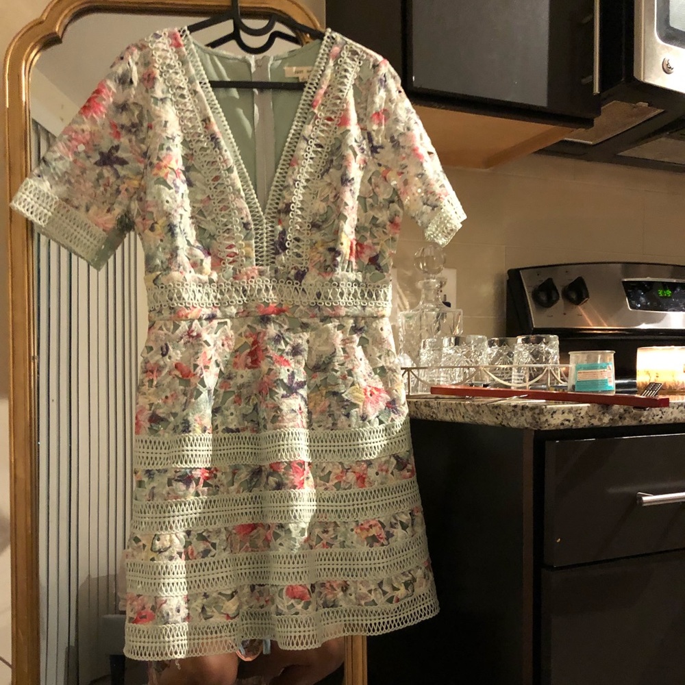 Floral lace dress